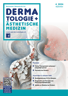 Schweizer Zeitschrift für Dermatologie & Ästhetische Medizin [medicos] - Aktuelle Ausgabe