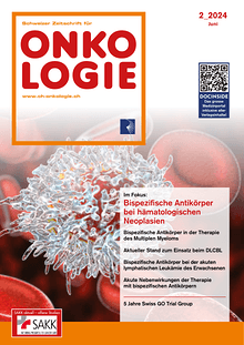 Schweizer Zeitschrift für Onkologie - Aktuelle Ausgabe